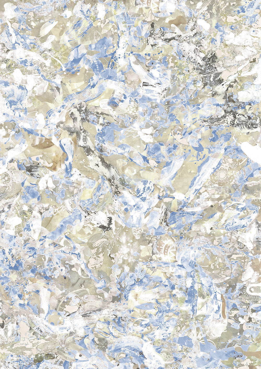 Force 9 Room Wallpaper - Blue