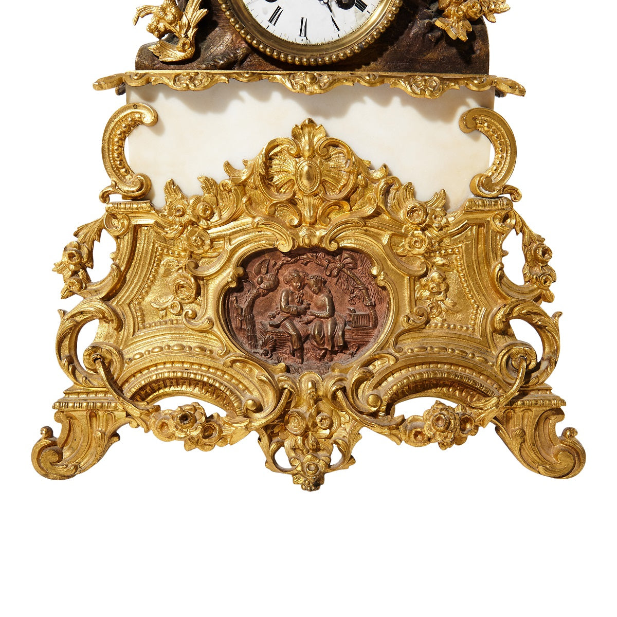Japy Freres Mantel Clock - base