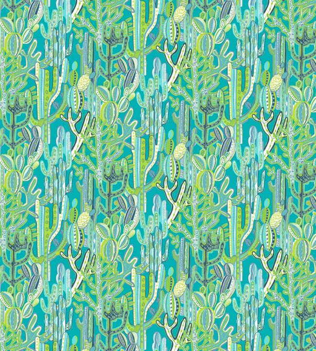 Cactus Fabric - Green - Gaston y Daniela