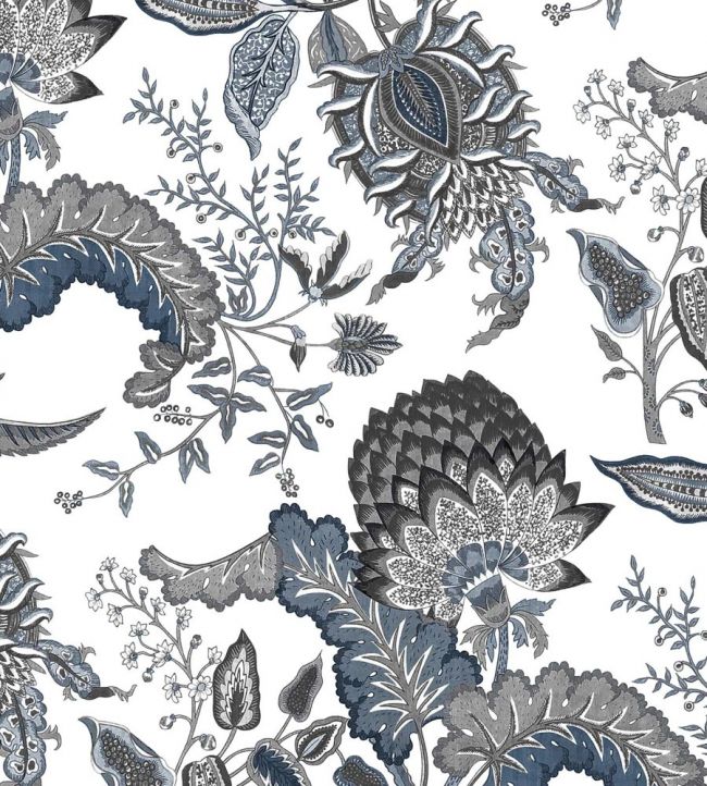 Paraiso Wallpaper - Blue - Gaston y Daniela