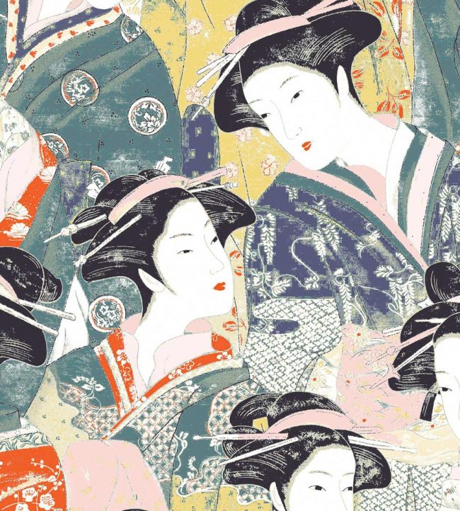 Matsuyama Wallpaper - Multicolor - Gaston y Daniela