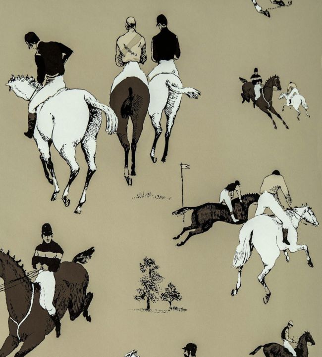 Hipodromo Wallpaper - Gray - Gaston y Daniela