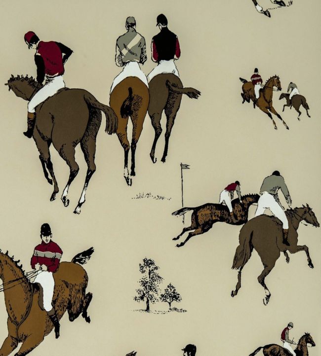 Hipodromo Wallpaper - Brown - Gaston y Daniela