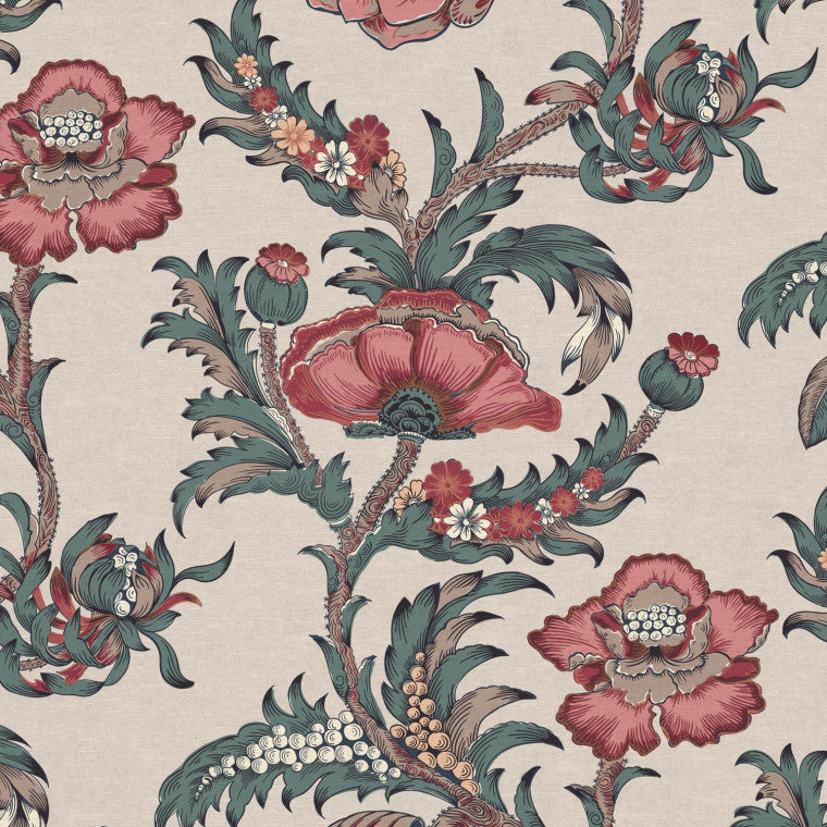 GEORGIANA Archive Linen Mix Fabric - Warner House