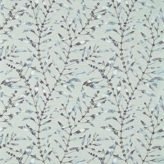 Chaconia Fabric - Indigo/Seaspray