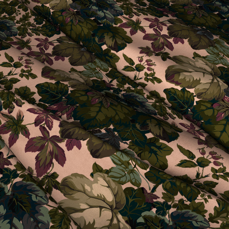 HATHERSAGE Blush Velvet Fabric - Warner House