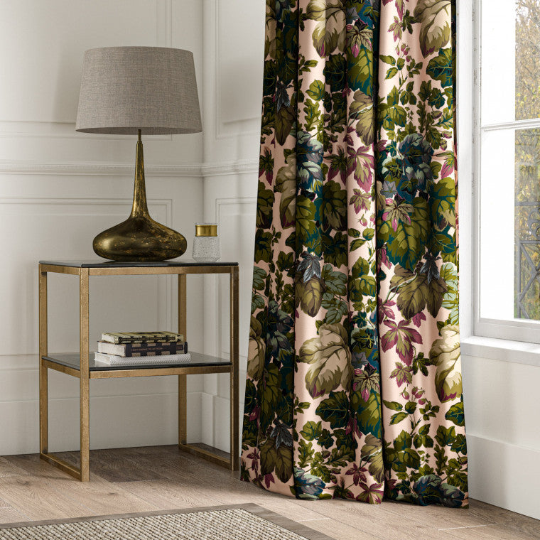 HATHERSAGE Blush Velvet Fabric - Warner House