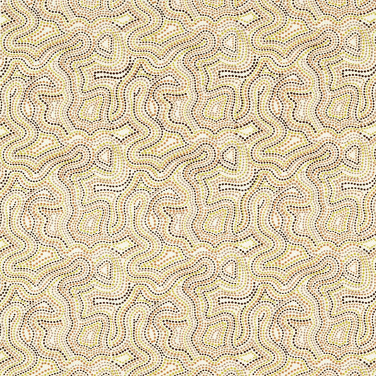 Sunstone Fabric - Positano/Chocolate/Pistachio