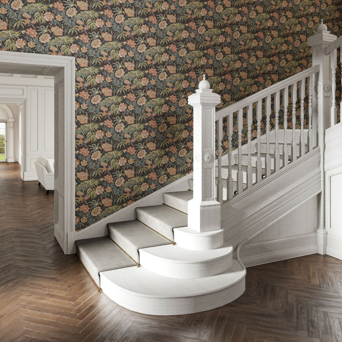 HEMINGFORD Spice Wallpaper - Warner House
