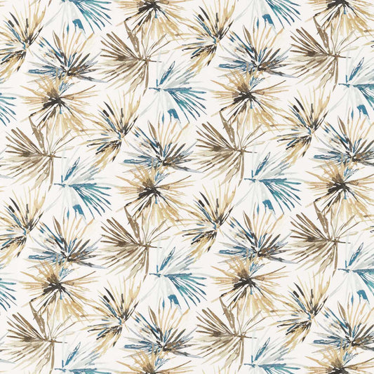 Aucuba Fabric - Ink/Gold