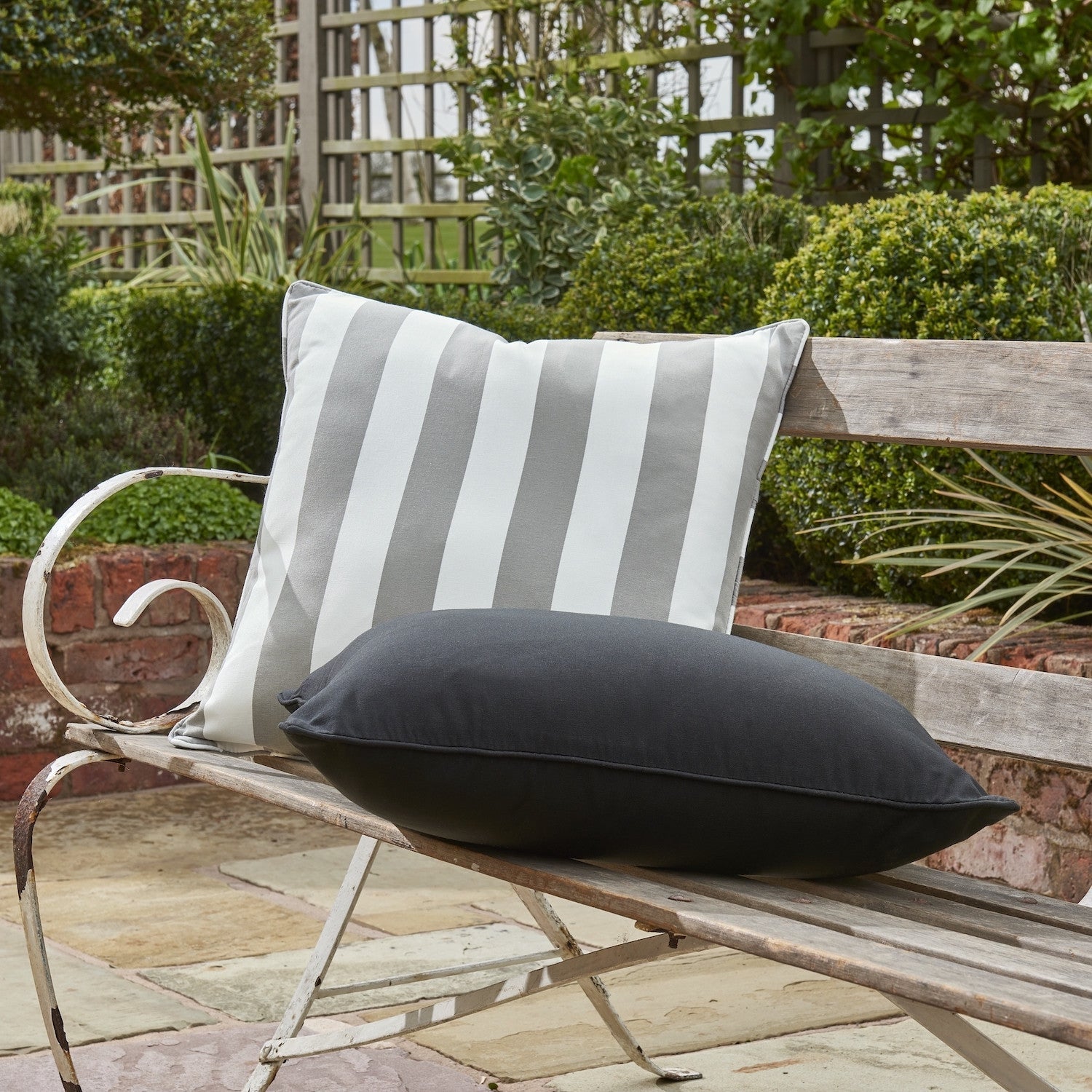 HOLKHAM Taupe Outdoor Cushion - Warner House