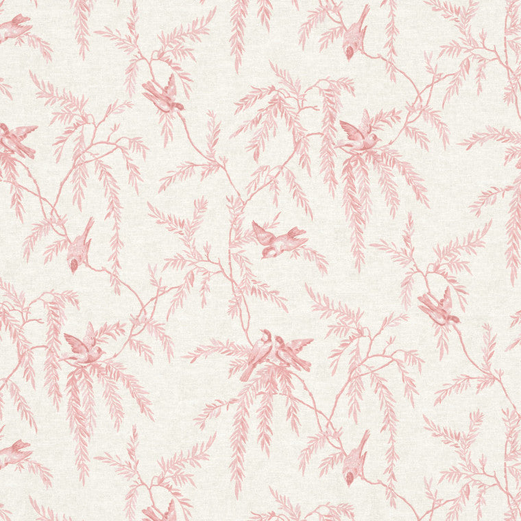 HOUSEMARTINS Rose Linen Mix Fabric - Warner House