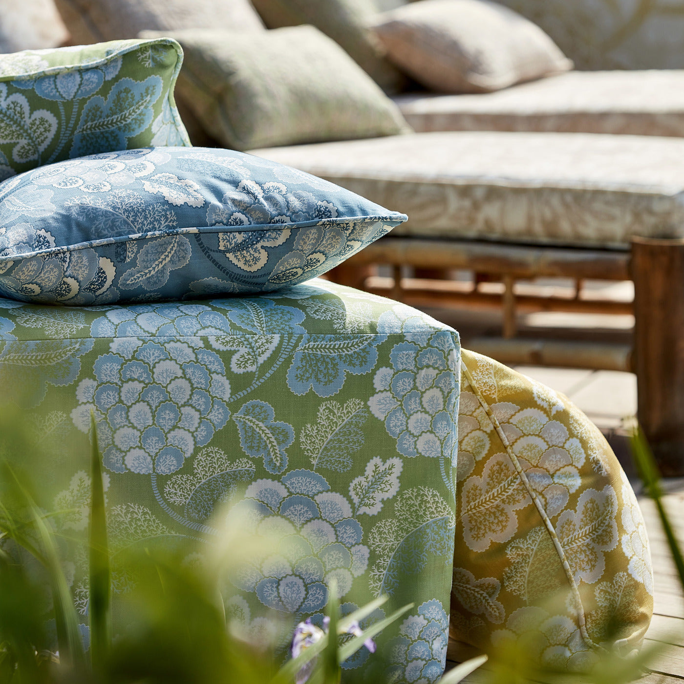 Flourish Room Fabric - Tree Canopy/Silver Willow/Awakening