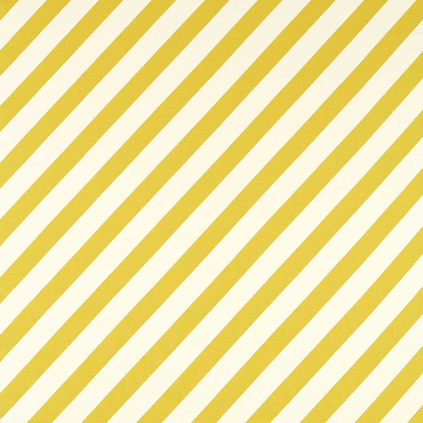 Paper Straw Stripe Fabric - Citrine