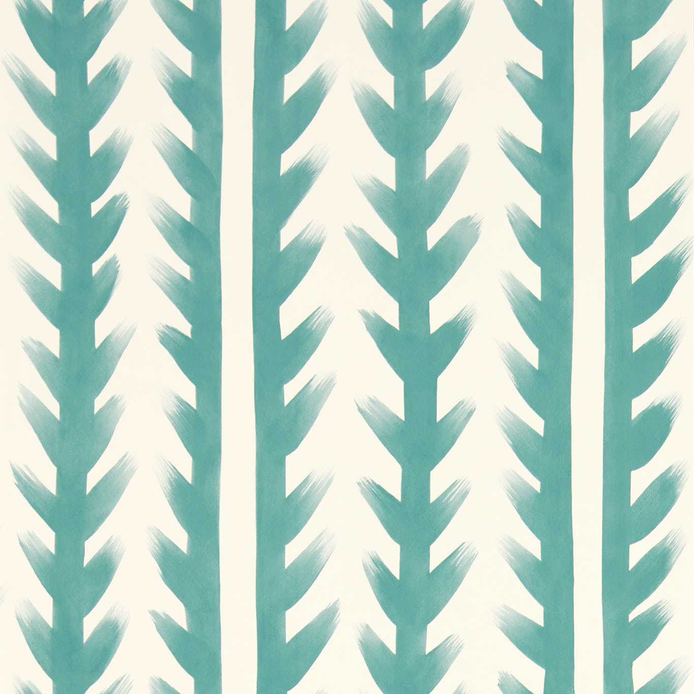Sticky Grass Wallpaper - Aquamarine