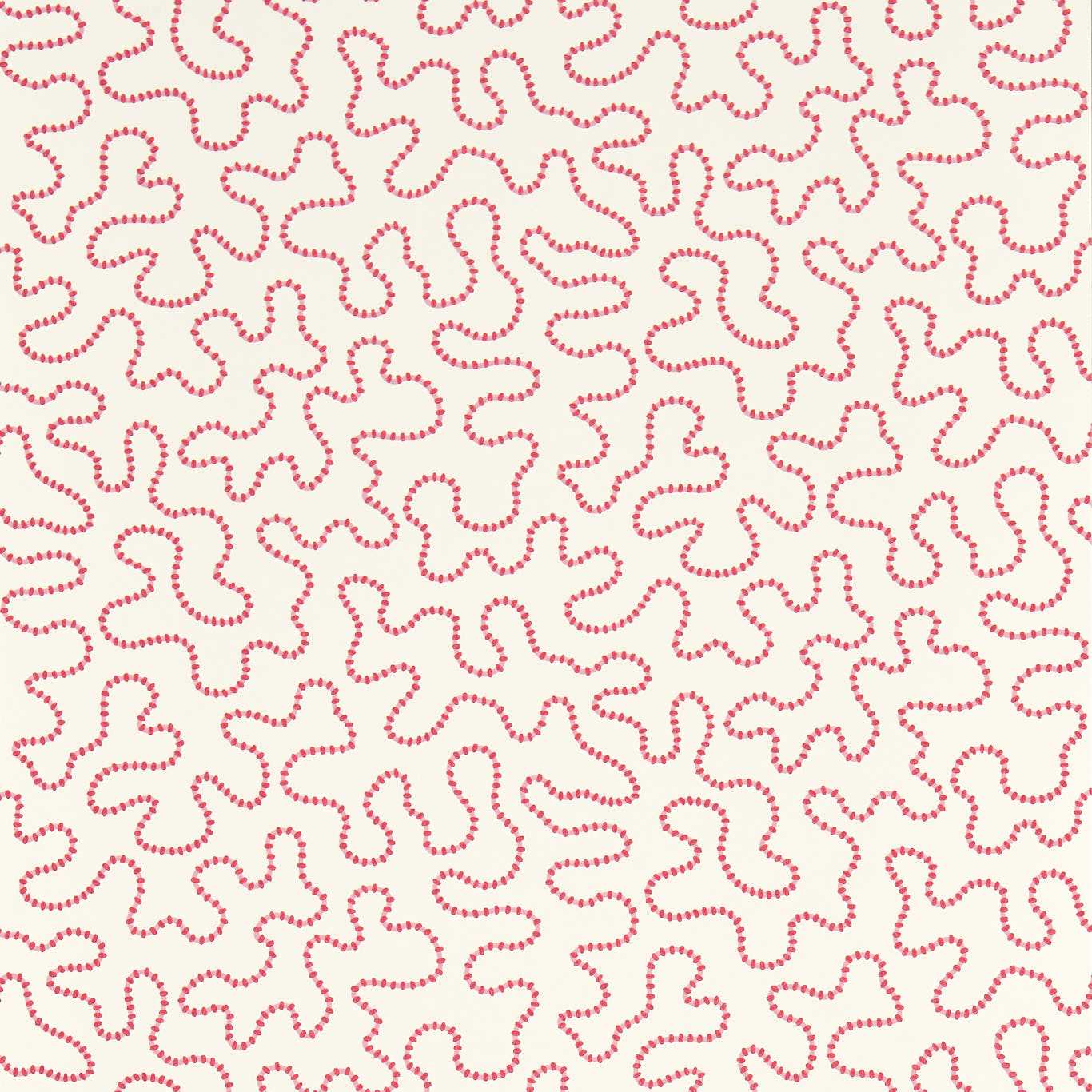 Wiggle Wallpaper - Carnelian/Rose Quartz