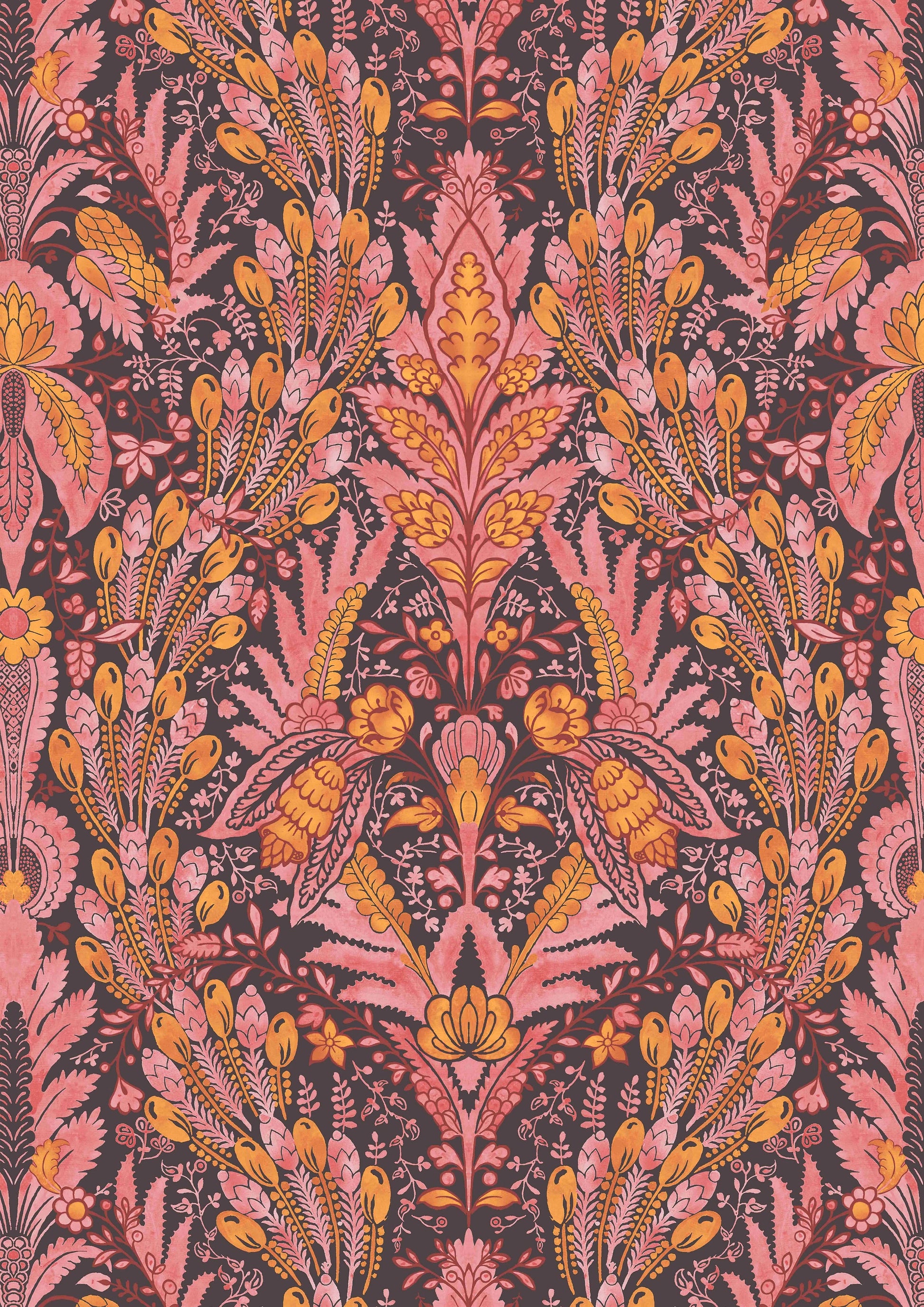 Hawksmoor Wallpaper - Pink