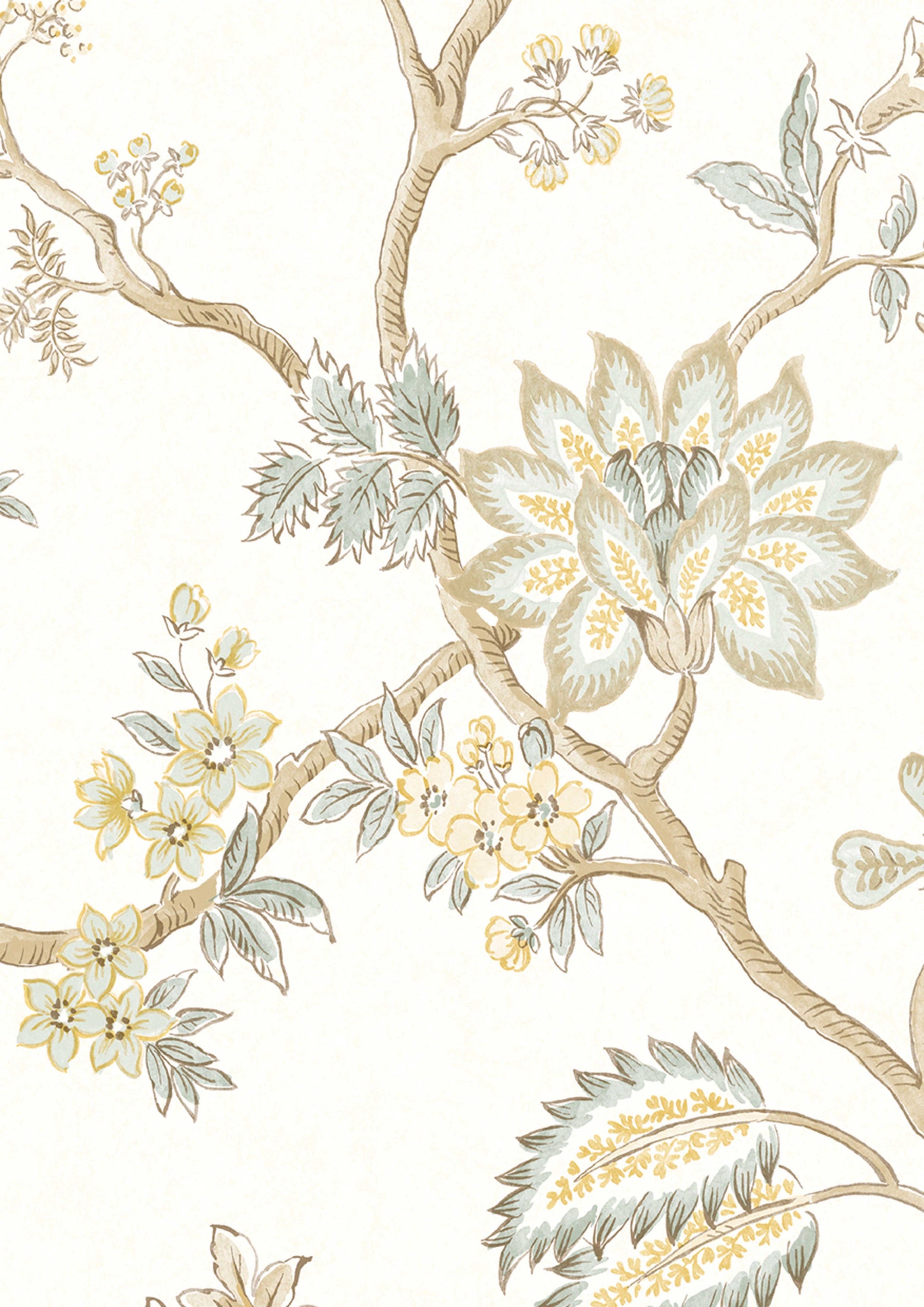 Indienne Room Wallpaper - Yellow