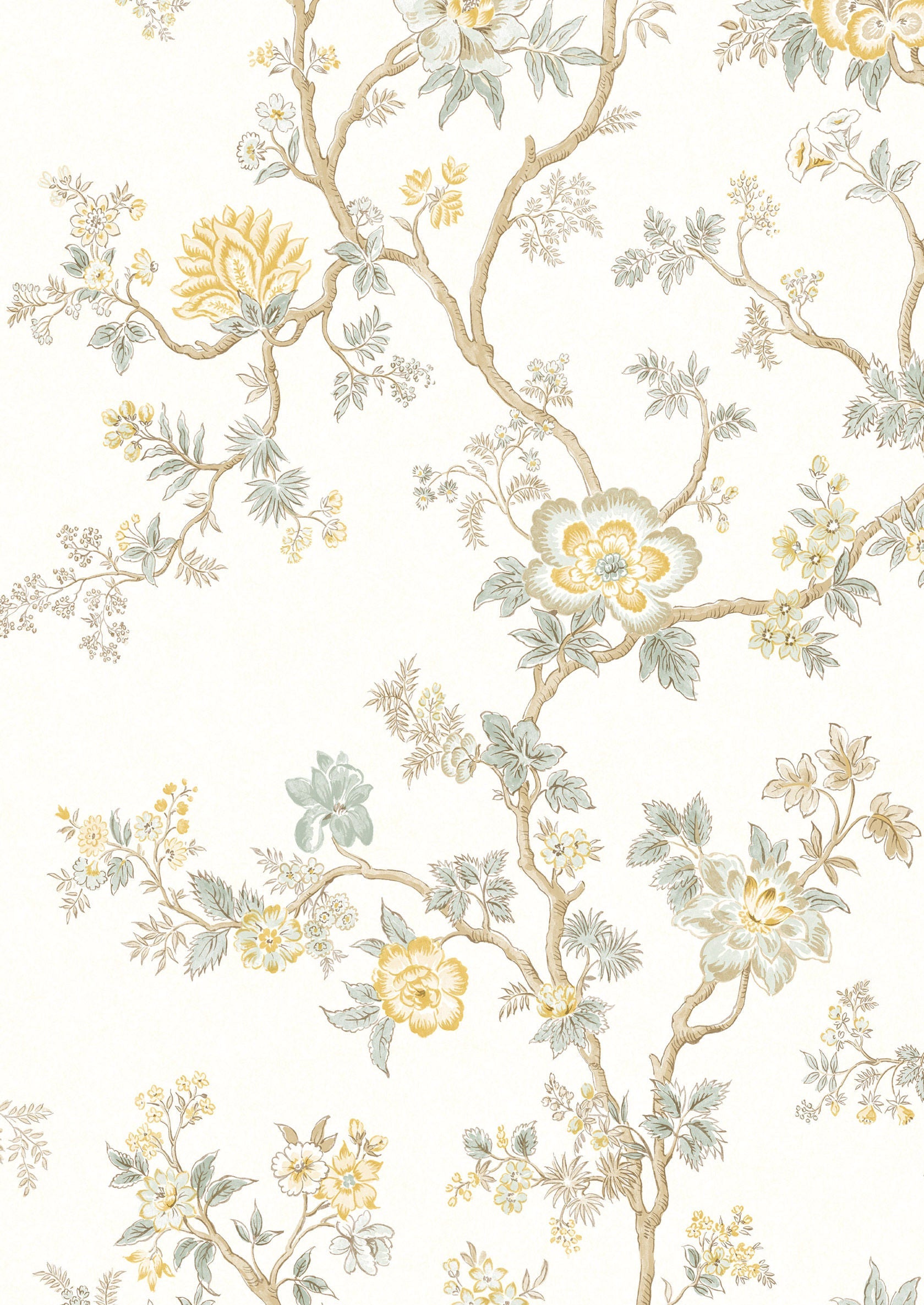 Indienne Wallpaper - Yellow