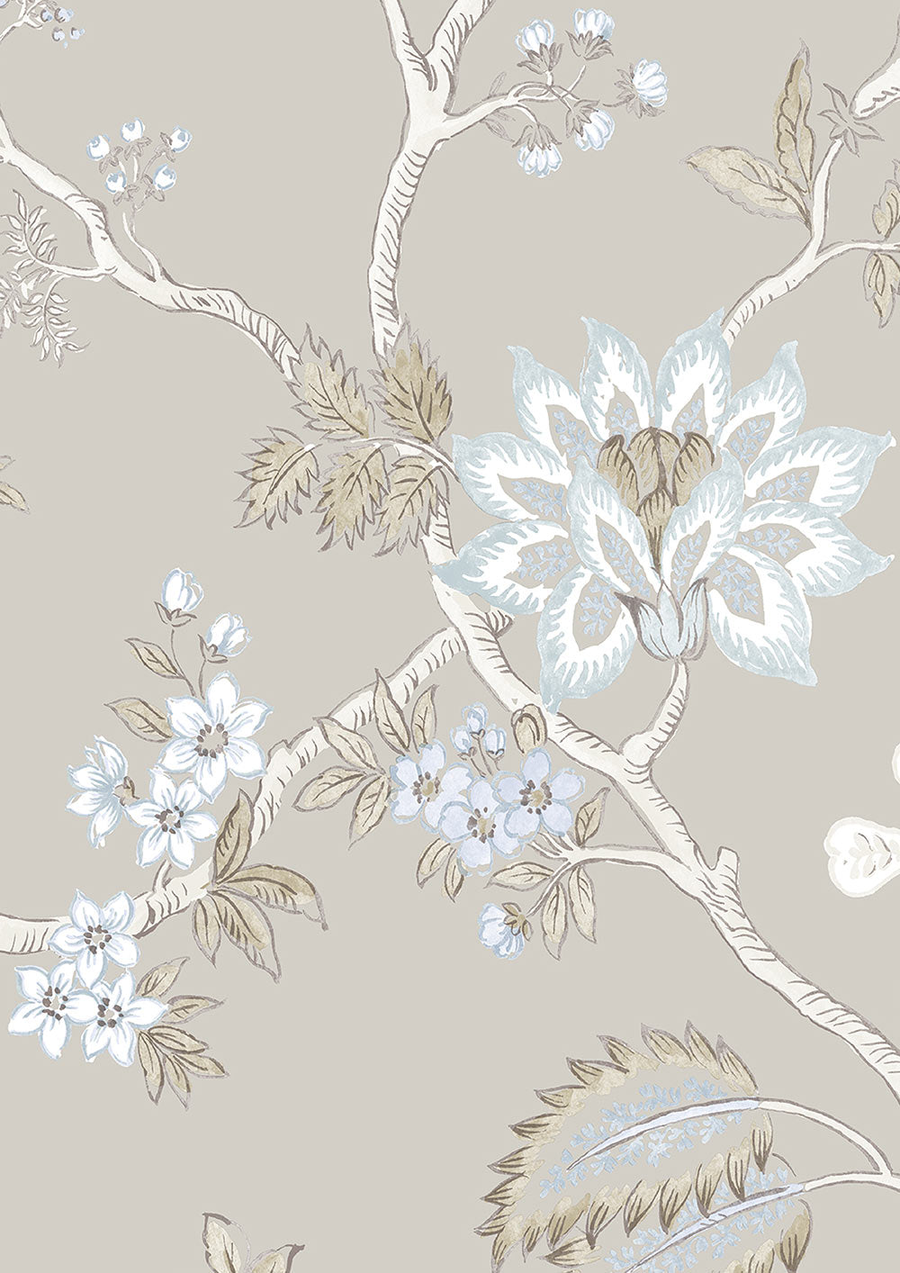 Indienne Room Wallpaper - Purple