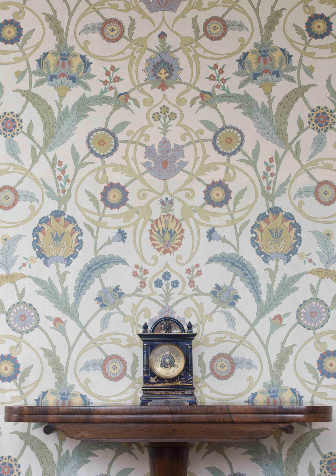 Ipek Damask Room Wallpaper - Cream