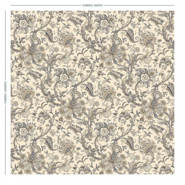 JANITA Natural Linen Mix Fabric - Warner House