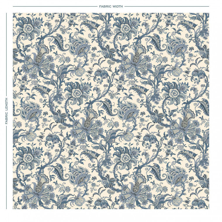 JANITA Wedgwood Linen Mix Fabric - Warner House