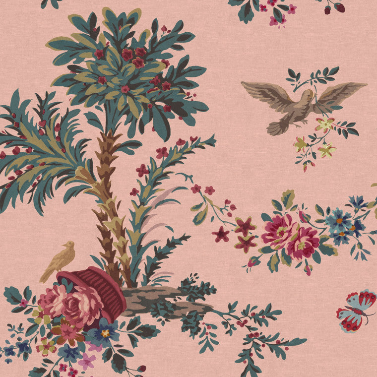 JARDIN PROVENCE Blush Linen Mix Fabric - Warner House
