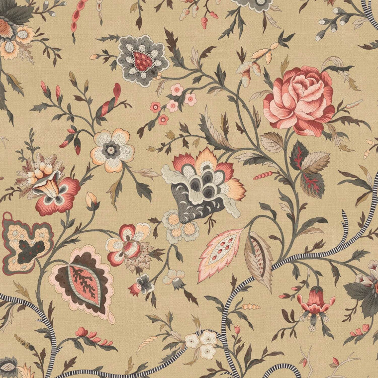 LAVENHAM Antique Linen Mix Fabric - Warner House