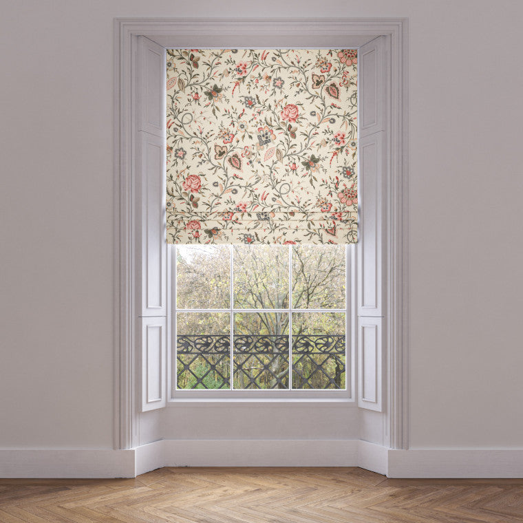 LAVENHAM Rose Linen Mix Fabric - Warner House