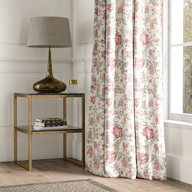 LES PECHEURS Rose Linen Mix Fabric - Warner House