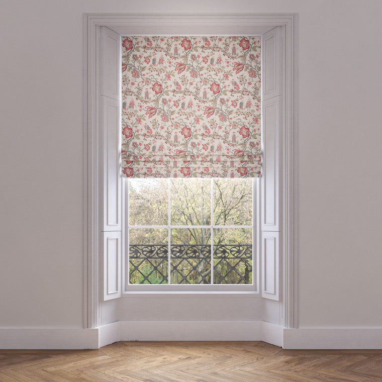 LES PECHEURS Rose Linen Mix Fabric - Warner House