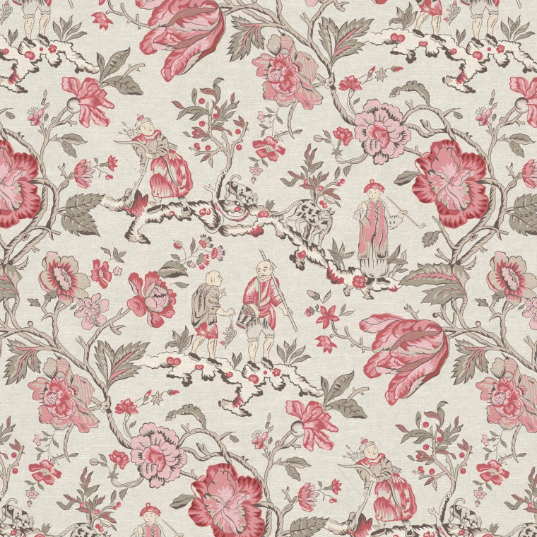 LES PECHEURS Vintage Linen Mix Fabric - Warner House