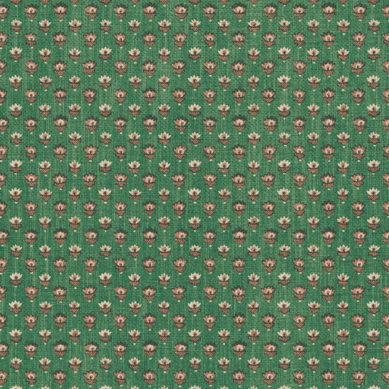 LILOU Jade Linen Mix Fabric - Warner House