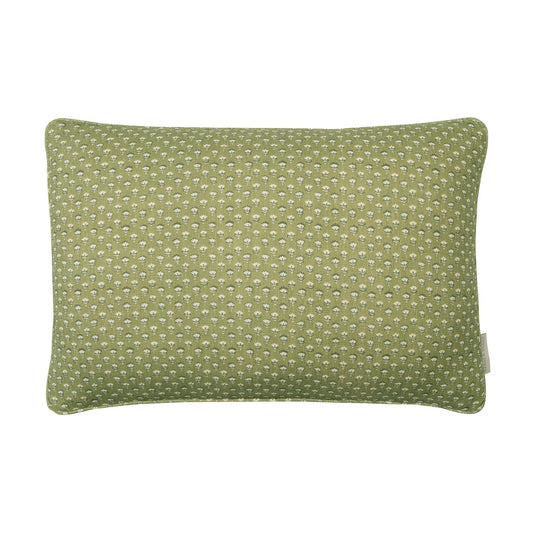 LILOU Leaf Linen Mix Cushion - Warner House