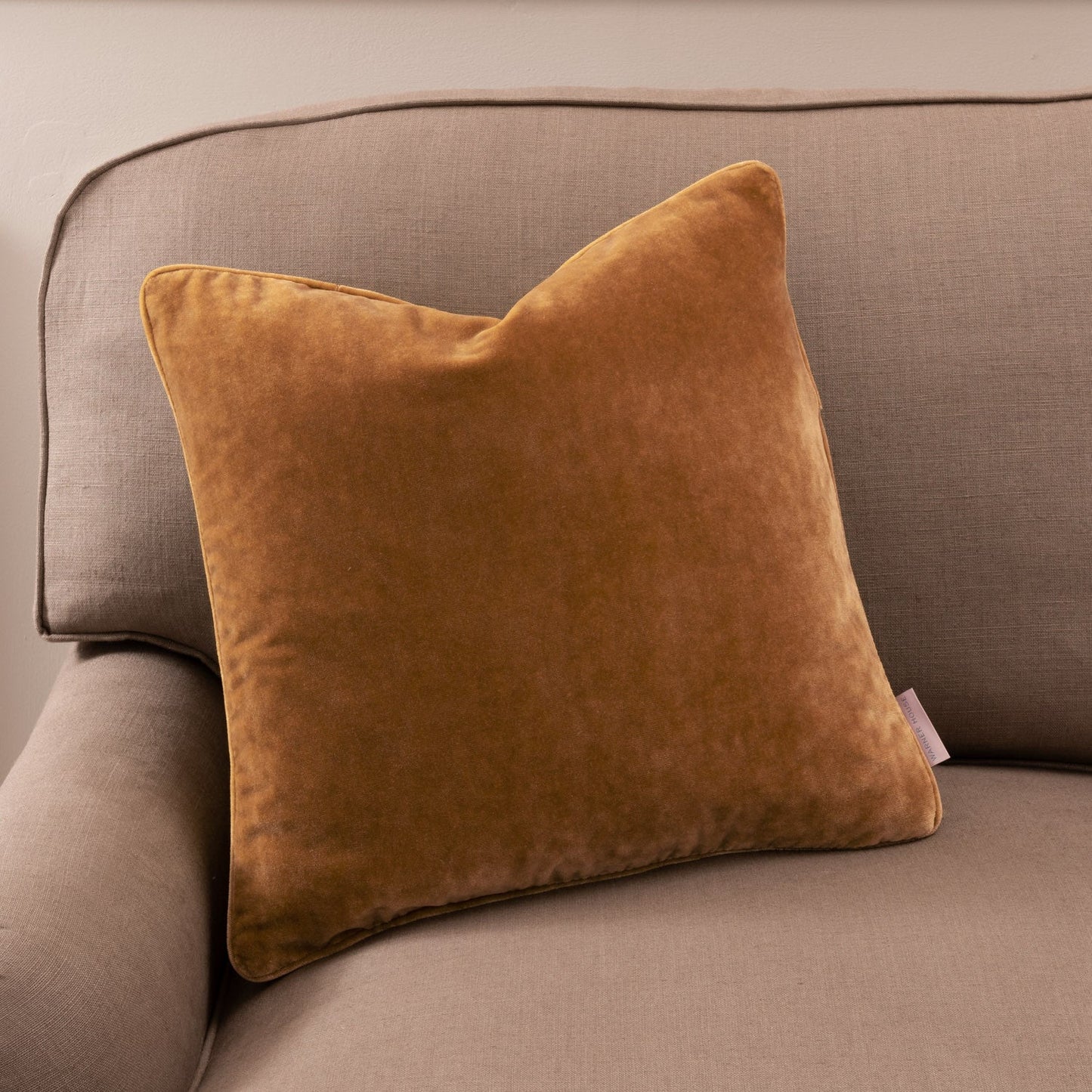 LUSSO Ginger Woven Cushion - Warner House