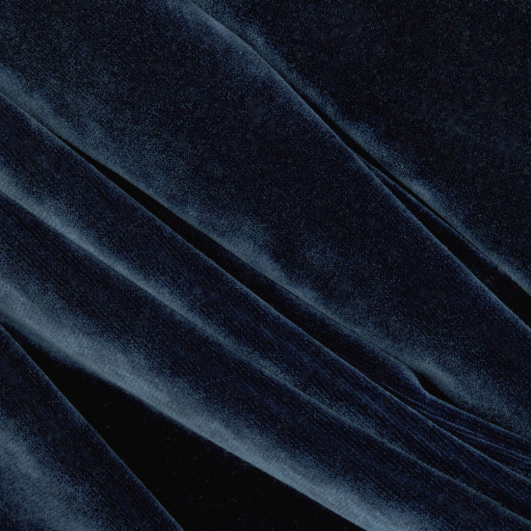 LUSSO Midnight Velvet Fabric - Warner House