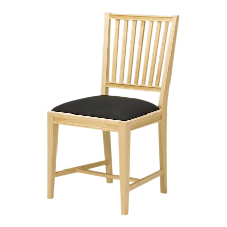 Leksand Wooden Chair with Upholstered Seat - wood