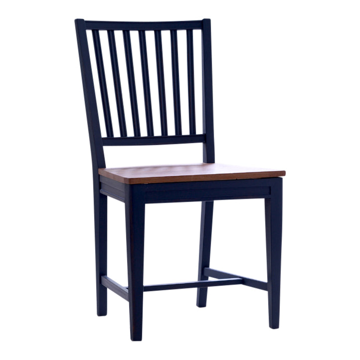 Leksand Chair with Wooden Seat - side