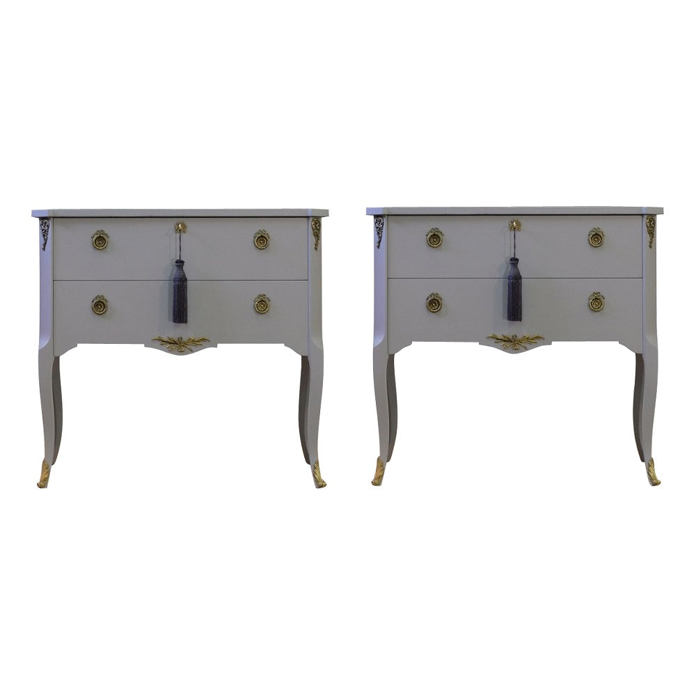 (718-2) Classic Louis XV Style Chests (A Pair)