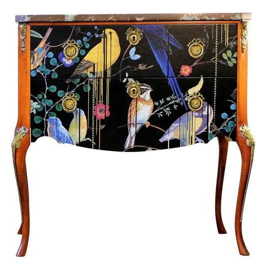 (651-1) Classic Rococo  Style Chest with Christian Lacroix Design