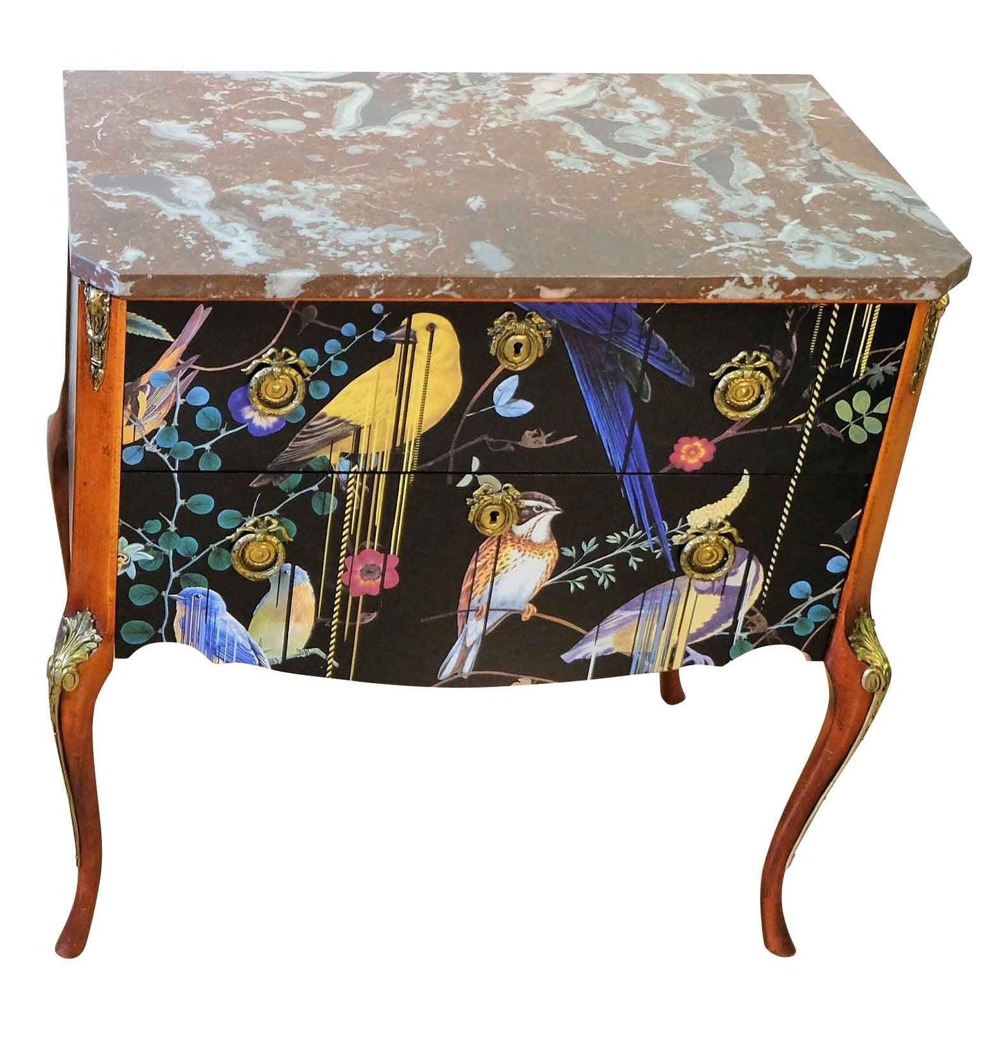 (661) Classic Rococo  Style Chest with Christian Lacroix Design