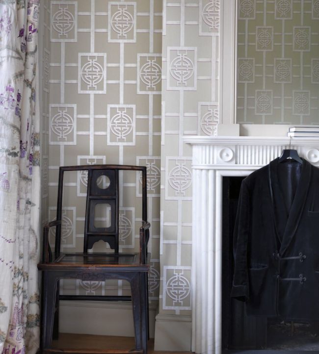 Sansui Room Wallpaper - Sand