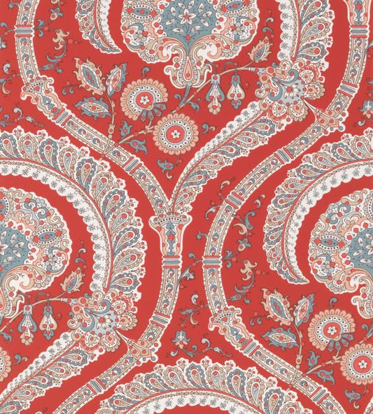 Les Indiennes Wallpaper - Red