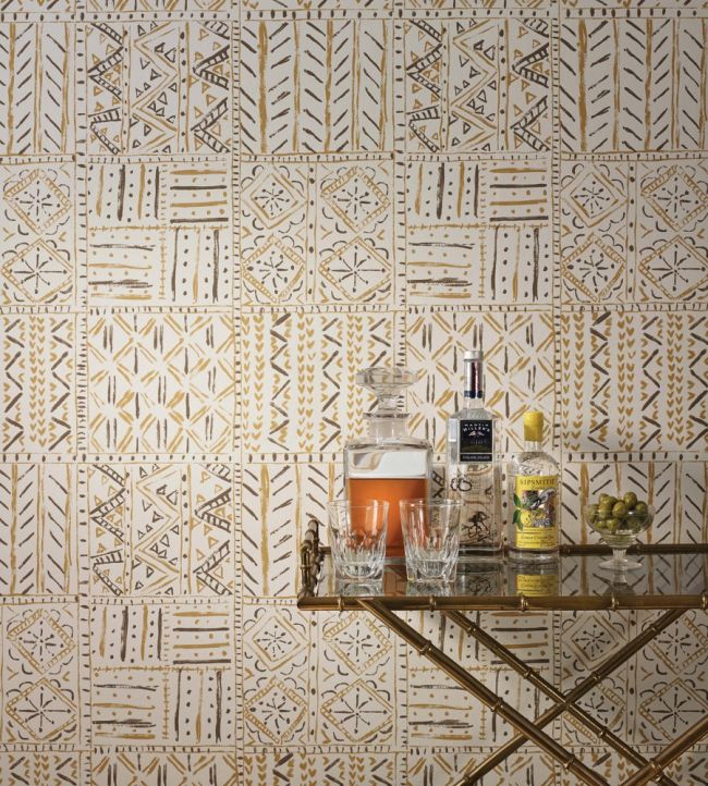 Cloisters Room Wallpaper - Cream