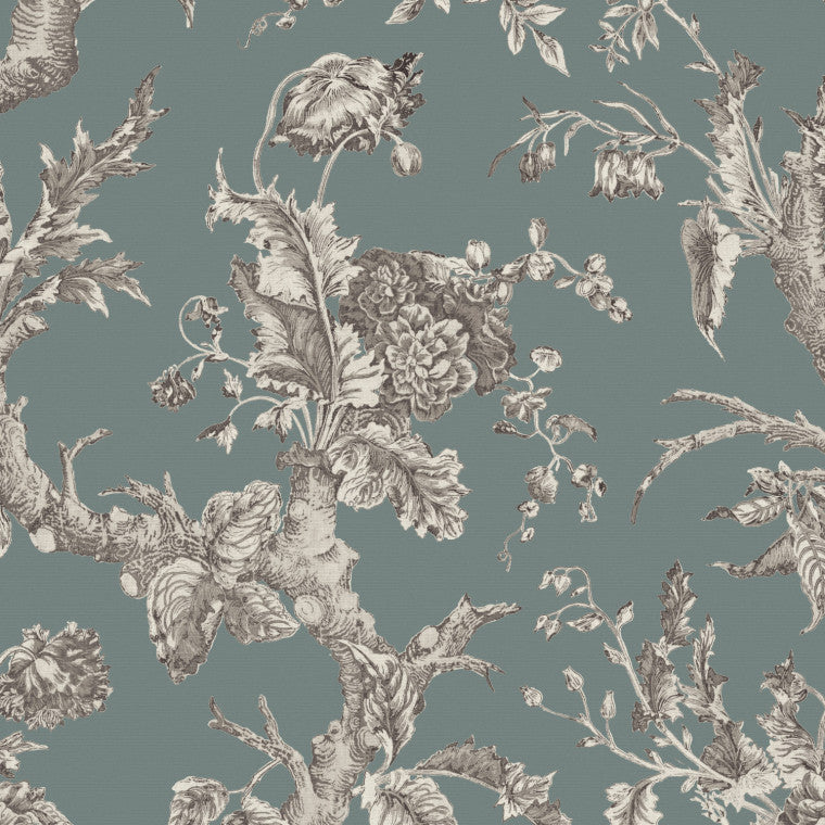 PARADISO Teal Outdoor Fabric - Warner House