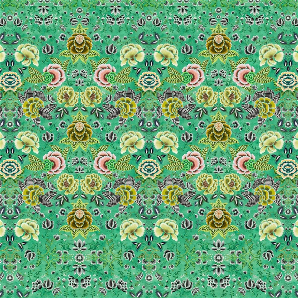 Rose De Damas Jade Wallpaper
