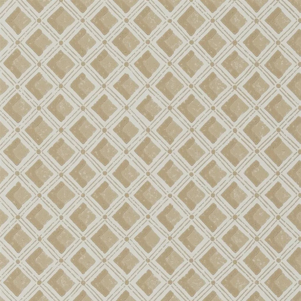 Amsee Geometric Wallpaper - Sand