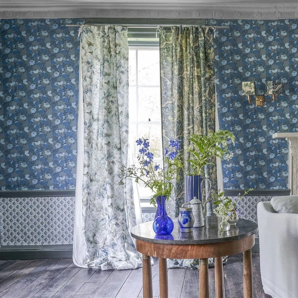 Carlisle Fauna Room Wallpaper - Blue