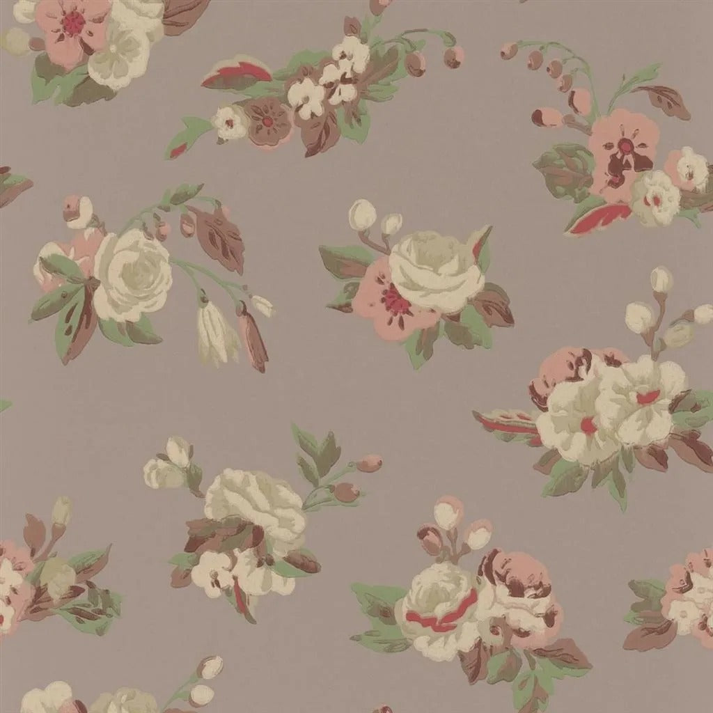 Craven Street Flower Wallpaper - Pink